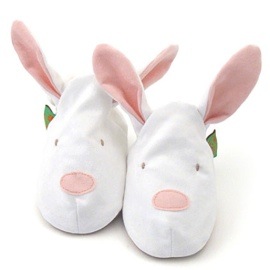 Funky Feet Fashions Pink Bunny Shoe/Slippers